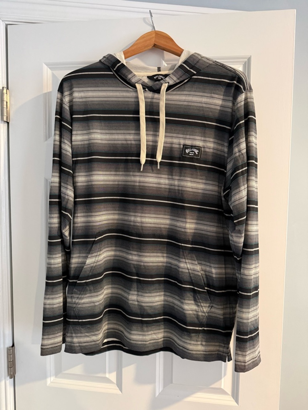 Billabong Cedros Men's Long Sleeve Pullover Hoodie Shirt 100% Cotton